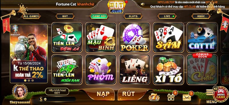 Vì sao nên chọn chơi Tiến lên miền nam Hit Club?